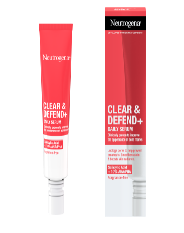 Neutrogena<sup>®</sup> <br>Clear & Defend+ Daily Serum
