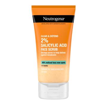 Neutrogena<sup>®</sup> <br> Clear & Defend 2 % Salicylic Acid Face Scrub