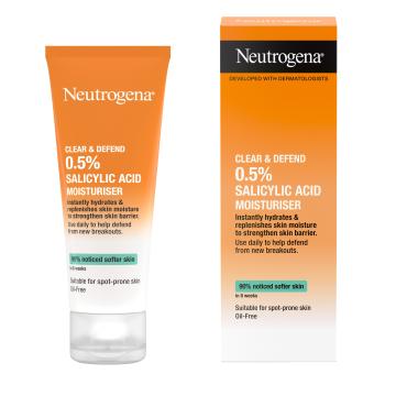 Neutrogena<sup>®</sup> <br>Clear & Defend 0.5 % Salicylic Acid Moisturiser
