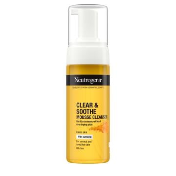 Neutrogena<sup>®</sup> <br>Clear & Soothe <br>Mousse Cleanser