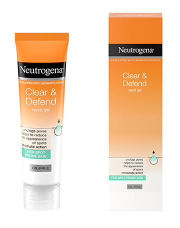 Neutrogena<sup>®</sup> <br>Clear & Defend Rapid Gel