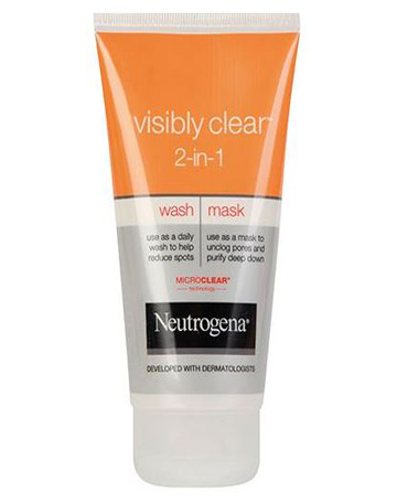 NEUTROGENA VISIBLY CLEAR<sup>®</sup> 2in1 Wash Mask